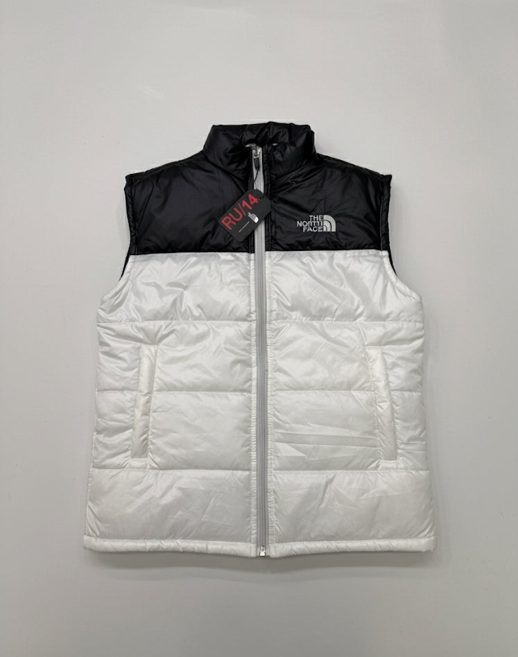 North Face Half Puffer Jacket | White