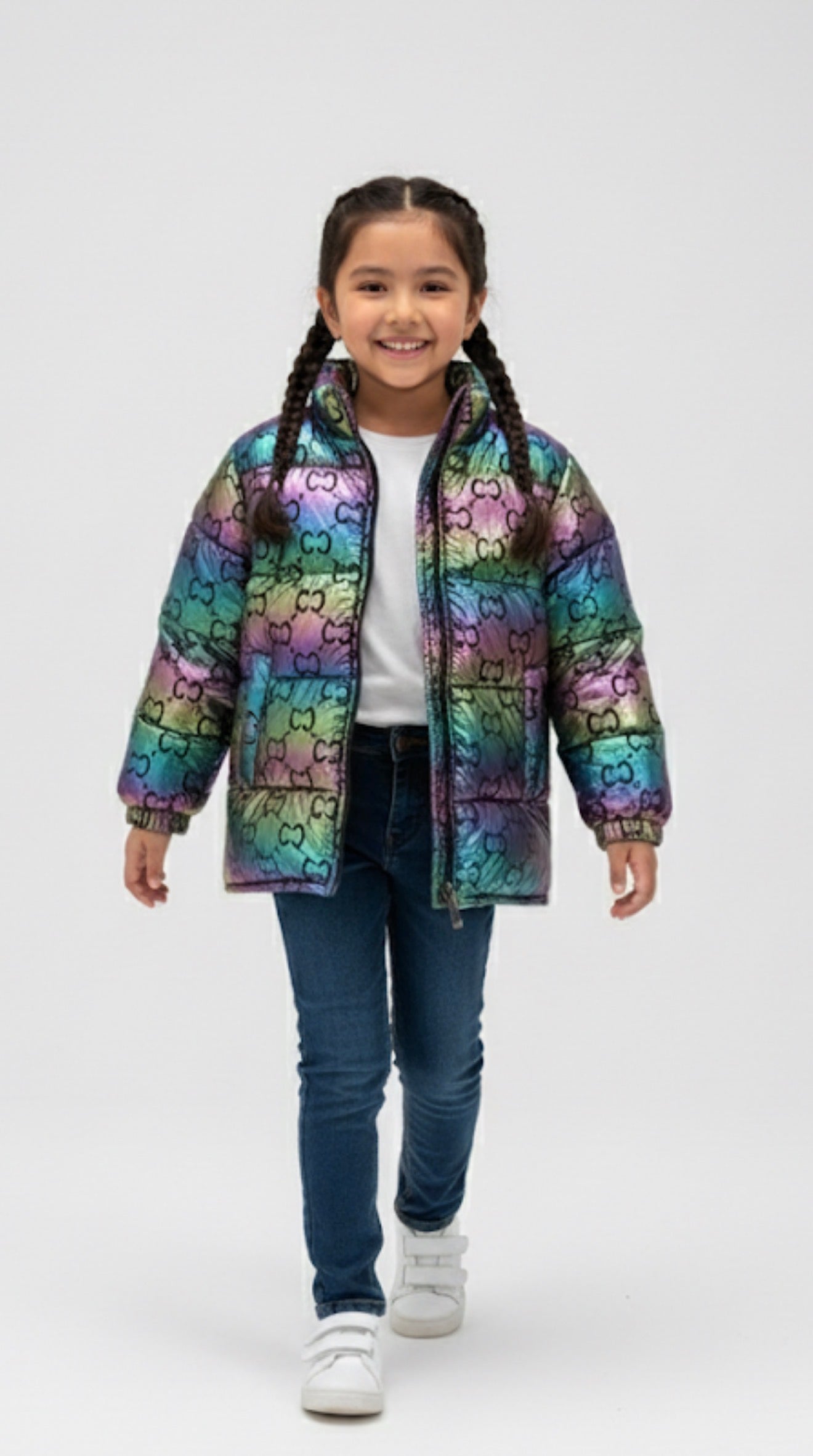 Gap Rainbow Puffer Jacket | Kids