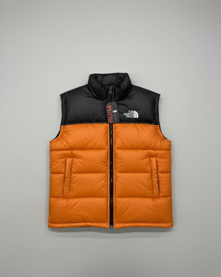 North Face Half Puffer Jacket | Orange