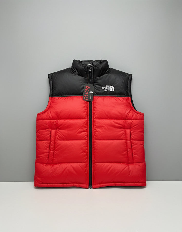North Face Half Puffer Jacket | Red